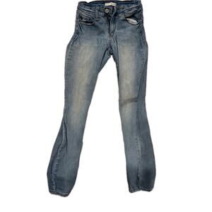 Kancan Mid Rise Medium Wash Skinny Jeans Womens 7/27